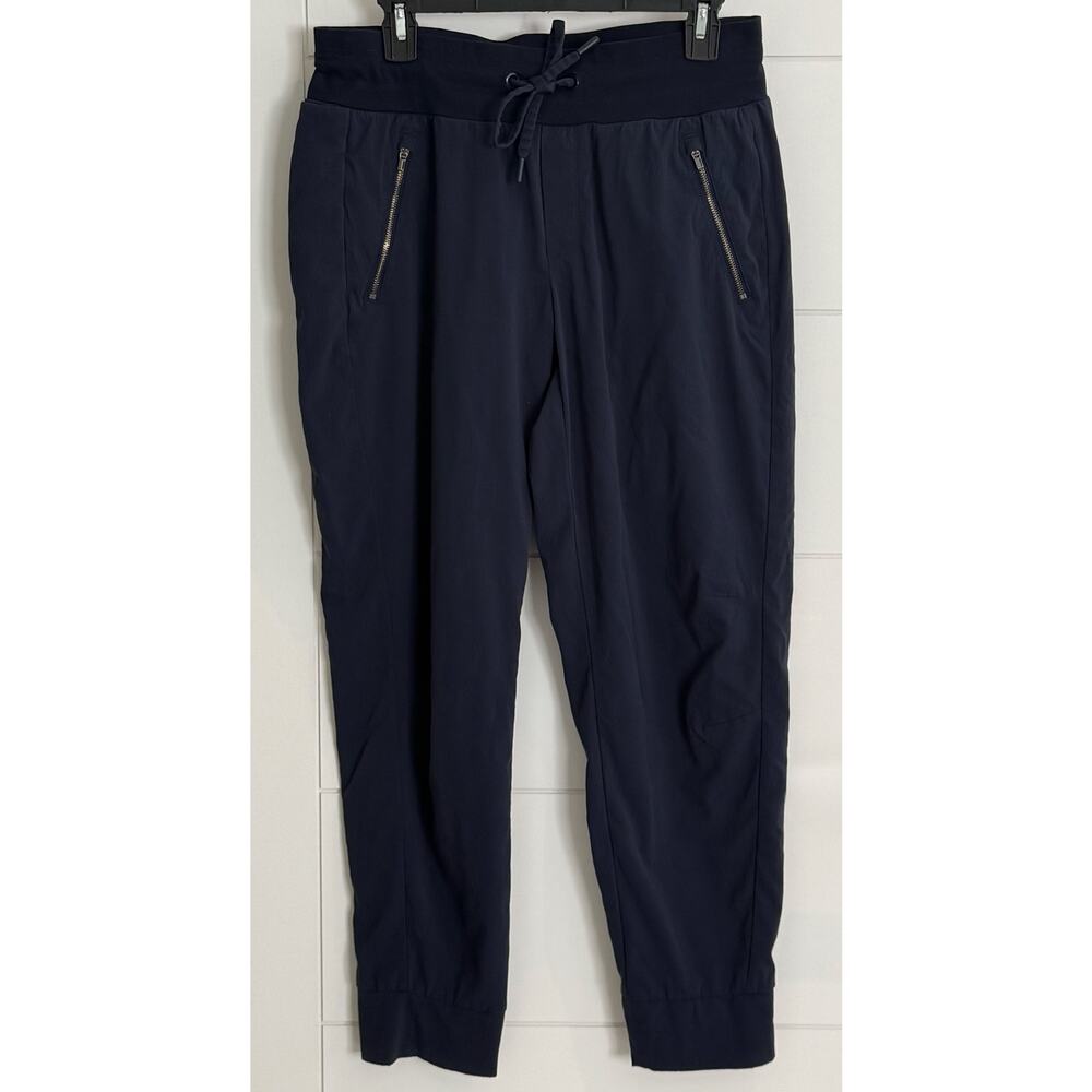 Athleta Navy Blue Drawstring Jogger Leggings